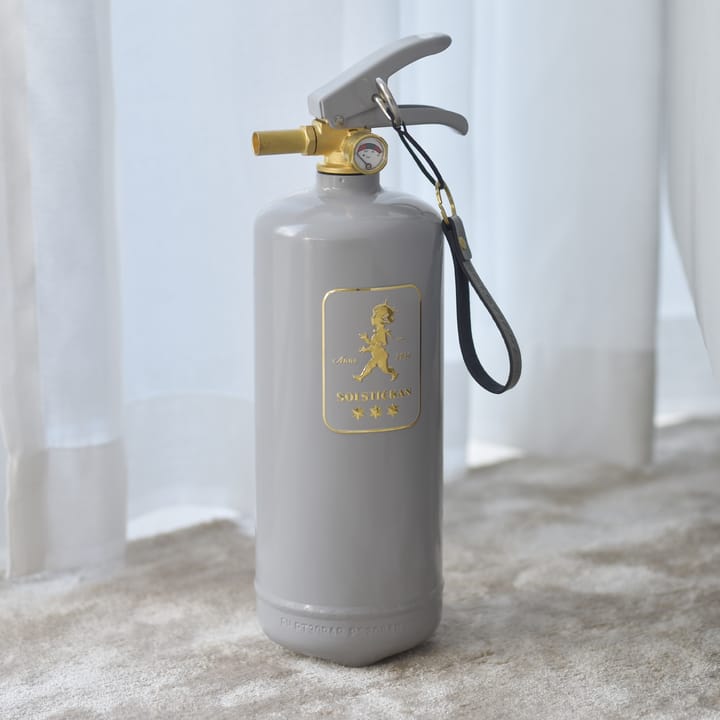 Solstickan Feuerlöscher 2 kg, Design Edition Grau-Gold Solstickan Design