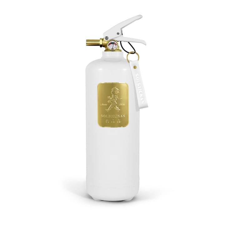 Solstickan Feuerlöscher 2 kg - Weiß-Gold - Solstickan Design