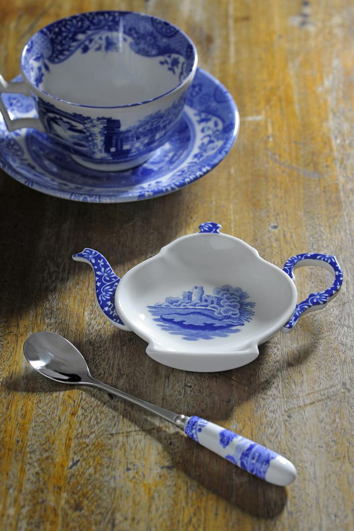 Blue Italian Teelöffel 6er Pack, Keramik-Edelstahl Spode