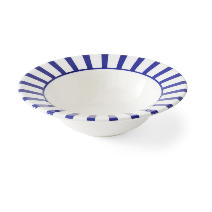 Steccato Frühstücksschale Ø19 cm, Blau-Weiß Spode