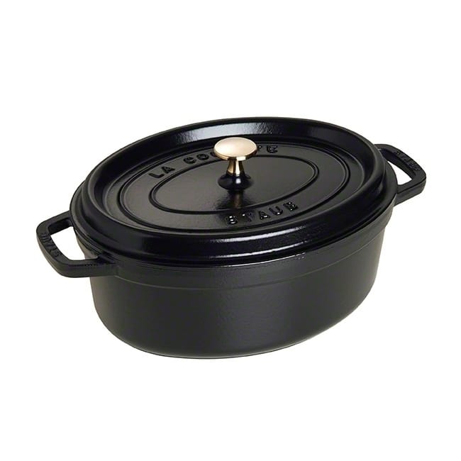 Staub ovaler Topf aus Gusseisen 4,2 l - Schwarz - STAUB