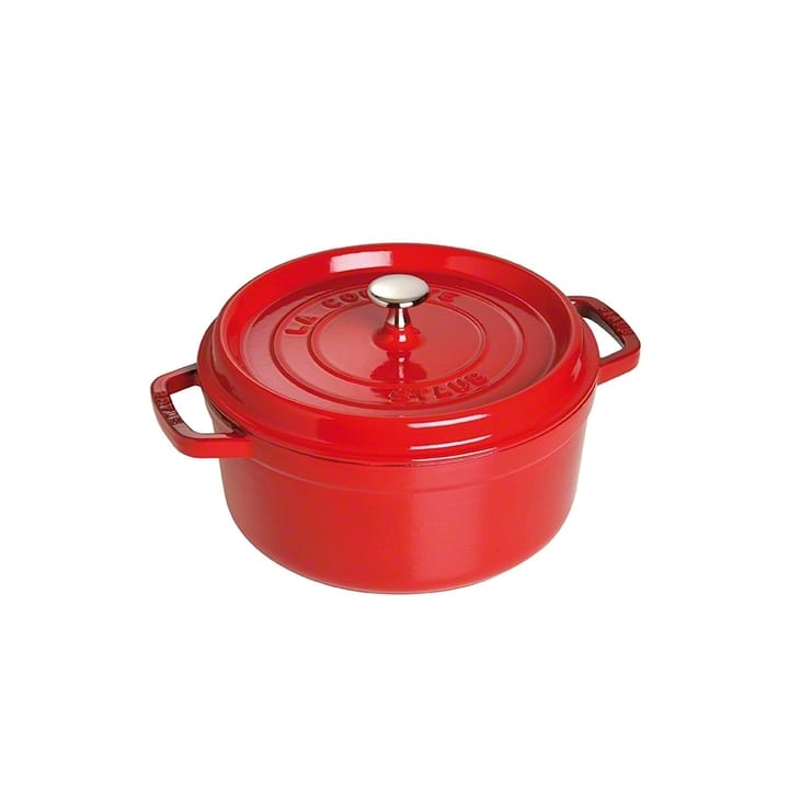 Staub runder Topf aus Gusseisen 3,8 l, Rot STAUB