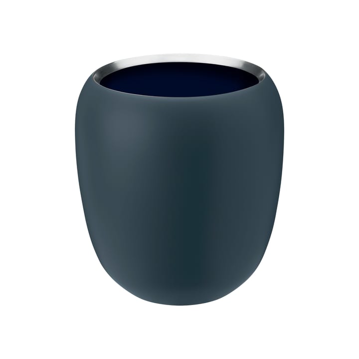 Ora Vase 17cm, Dusty blue-midnight blue Stelton