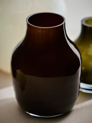 Paloma Vase Medium 21 cm - Dark brown - Tell Me More