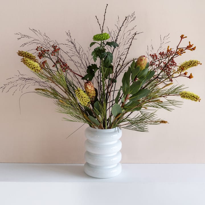 Bulb Vase 25cm, White URBAN NATURE CULTURE