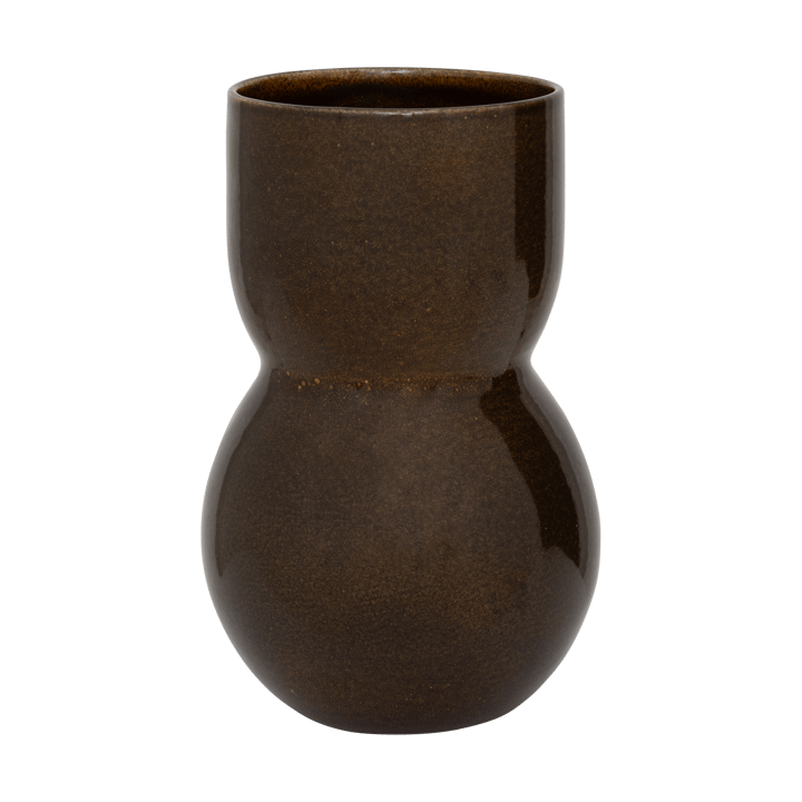 Noan Vase 28 cm, Dark downtown brown URBAN NATURE CULTURE