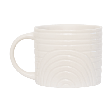 Tazza Tasse 50cl - Lines white - URBAN NATURE CULTURE