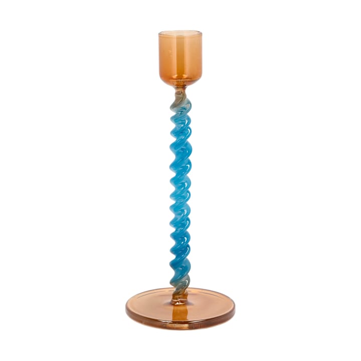 Styles Kerzenhalter 16,3 cm - Blue-amber - Villa Collection