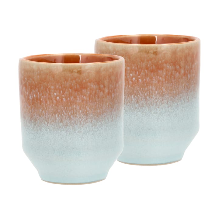 Styles Tasse 18 cl 2er-Pack, Blue-amber Villa Collection