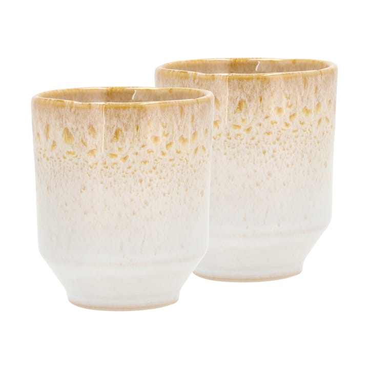 Styles Tasse 18 cl 2er-Pack, Creme-sand Villa Collection