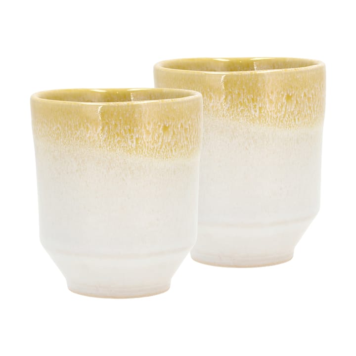 Styles Tasse 18 cl 2er-Pack - Yellow-cream white - Villa Collection