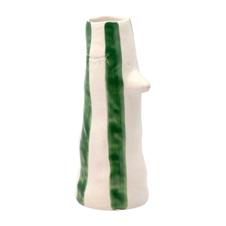 Styles Vase mit Schnabel und Wimpern 26cm, Green Villa Collection