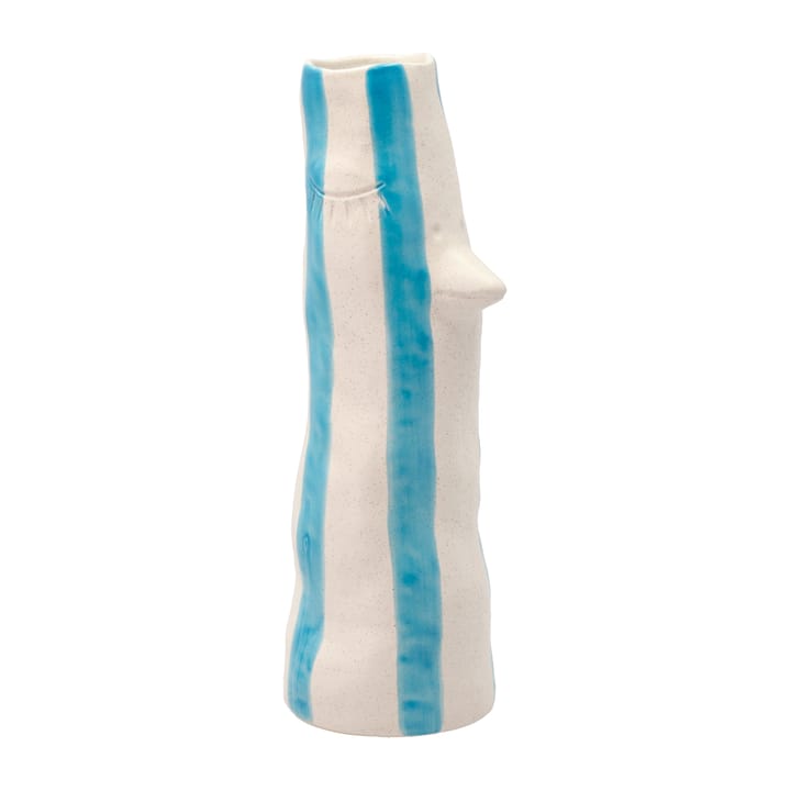 Styles Vase mit Schnabel und Wimpern 34cm, Blue Villa Collection