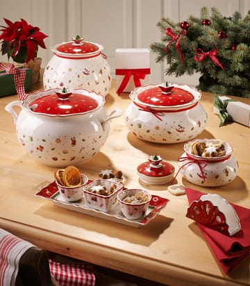 Toy's Delight Dose mit Deckel S 0,45 L - Weiß-rot - Villeroy & Boch