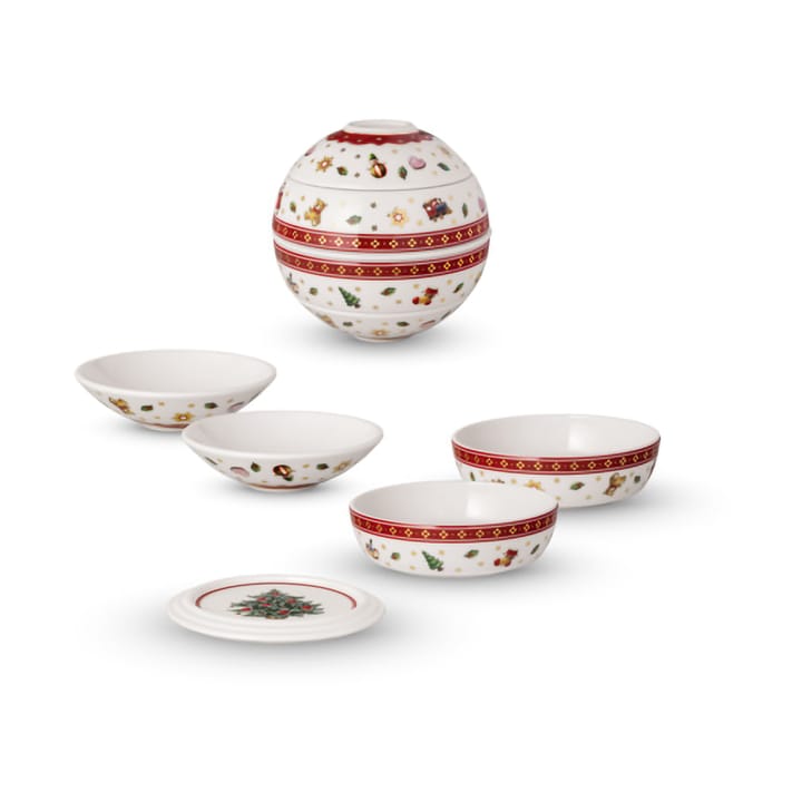 Toy´s Delight La petite Boule 5 Teile, Weiß-rot Villeroy & Boch