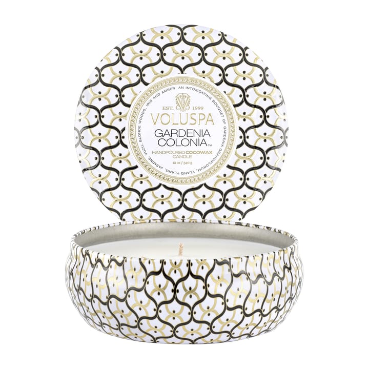 Maison Blanc 3-wick Tin Duftkerze 40 Stunden - Gardenia Colonia - Voluspa