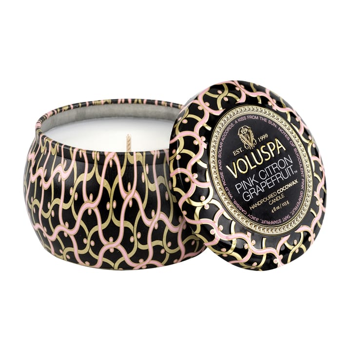 Maison Noir Mini Tin Duftkerze 25 Stunden - Pink Citron Grapefruit - Voluspa