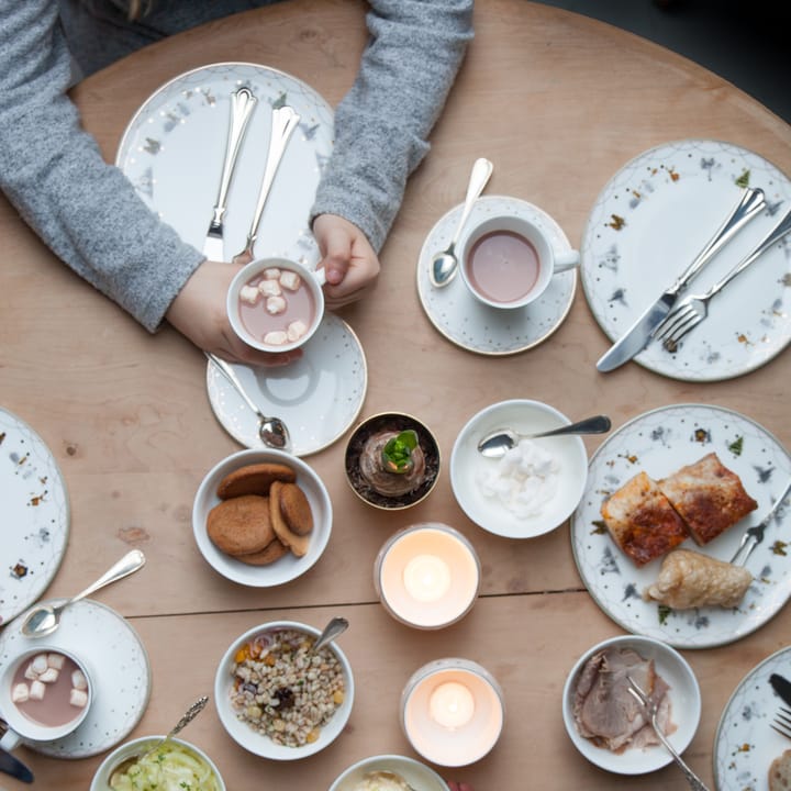 Julemorgen Teller für 30cl Tasse, Weiß Wik & Walsøe