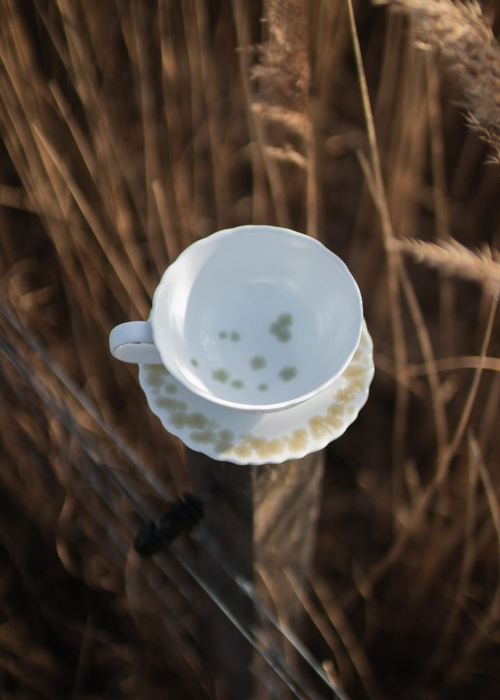 Slåpeblom Teetasse und Untertasse 30cl, Grün Wik & Walsøe