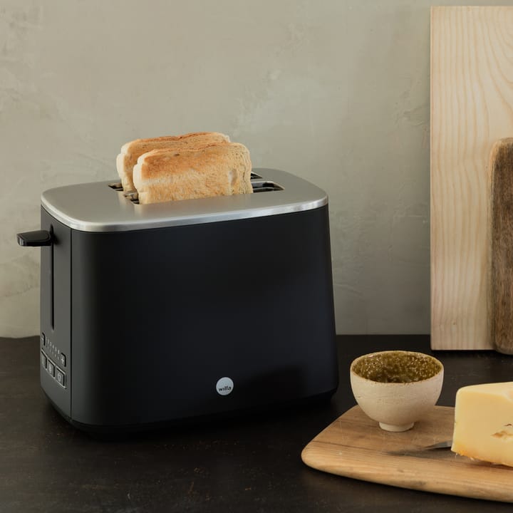 CT-1000MB klassischer Toaster 2 Scheiben, Schwarz Wilfa